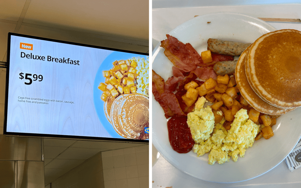 Ikea New Deluxe Breakfast