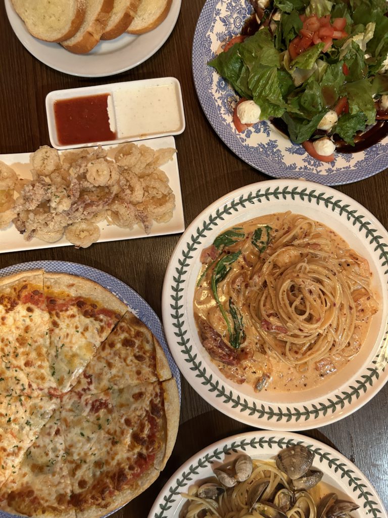 Jimoco's Cafe & Pasta Overhead Food Shot