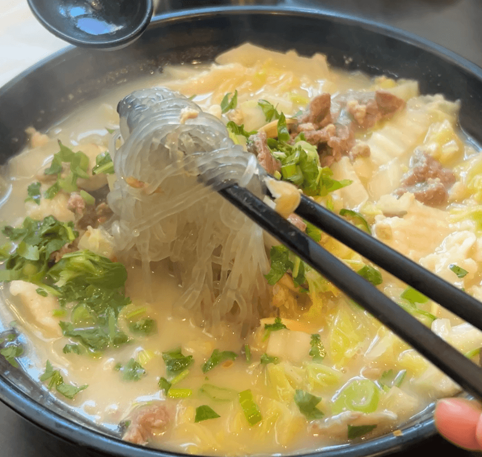 deer garden soup noodles - chaochou broth