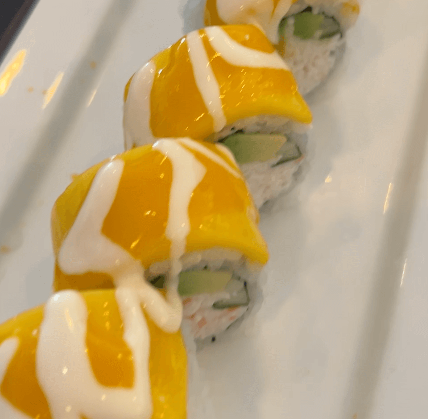 mango california roll - sushi han