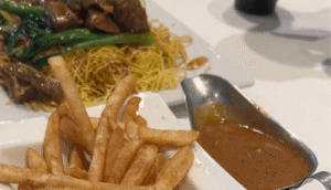 Peaches Cafe - Steak Combo & Beef Chow Mein