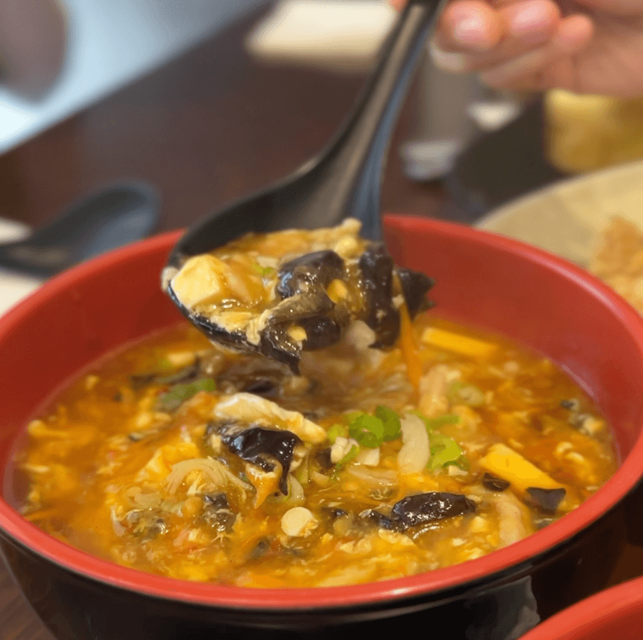 Hot & Sour Soup Typhoon Bubble Tea Cafe Richmond