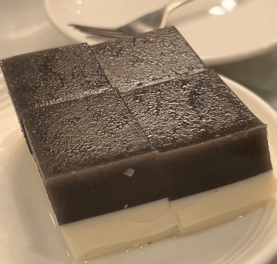 Coconut & Black Sesame Pudding