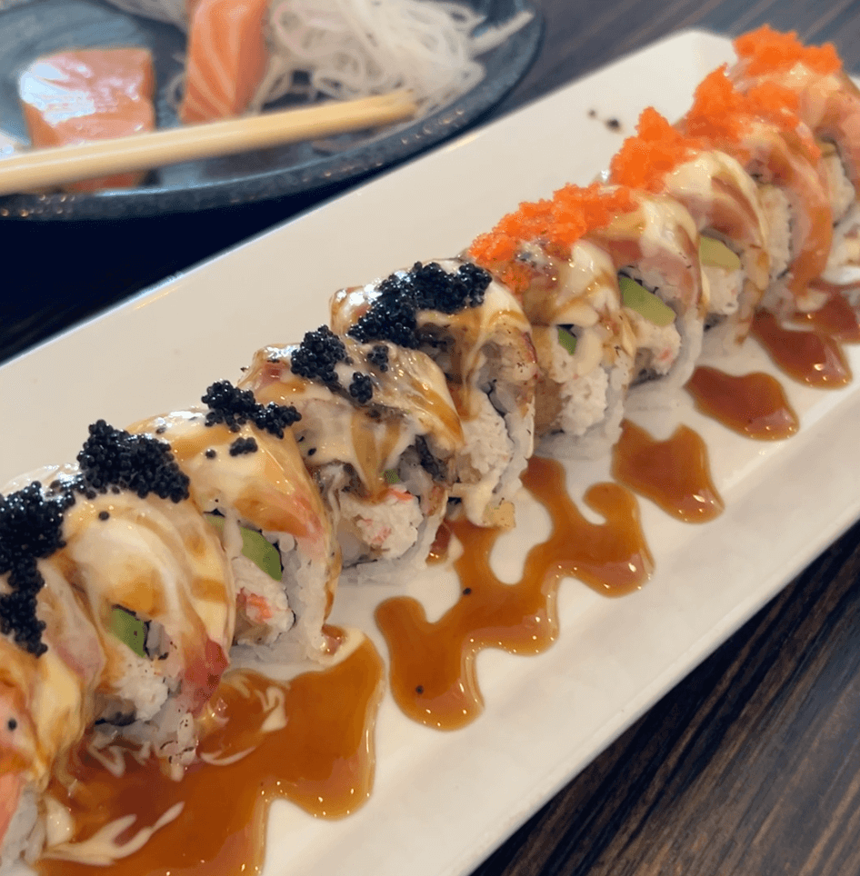 Aburi Seafood Roll - Sushi Han