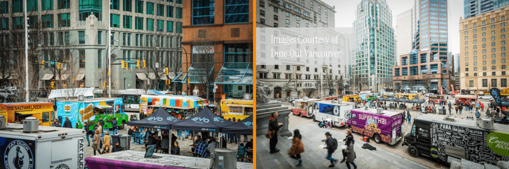 Street Food City. Images courtesy of Dine Out Vancouver