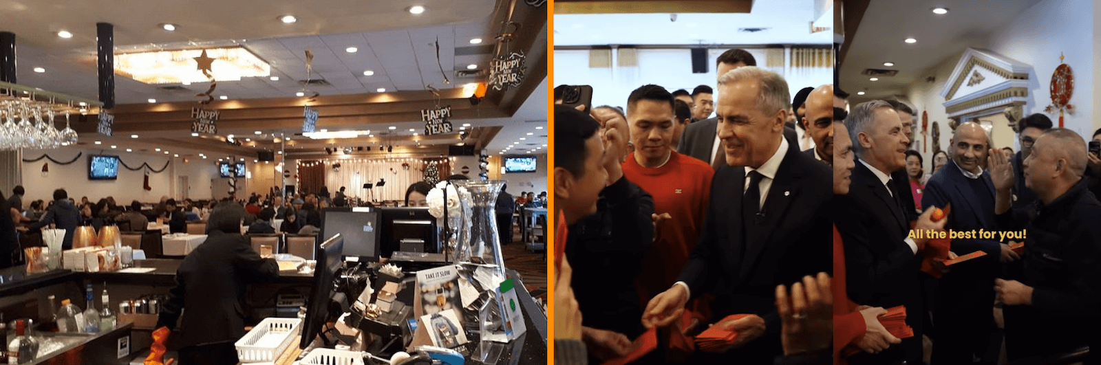 Mark Carney at Continental Seafood Restaurant