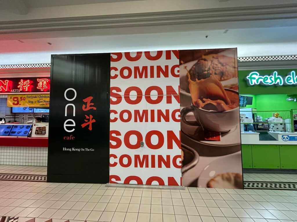 One Cafe Opening Soon at Lansdowne Mall - BiteBuddyEats Coverage