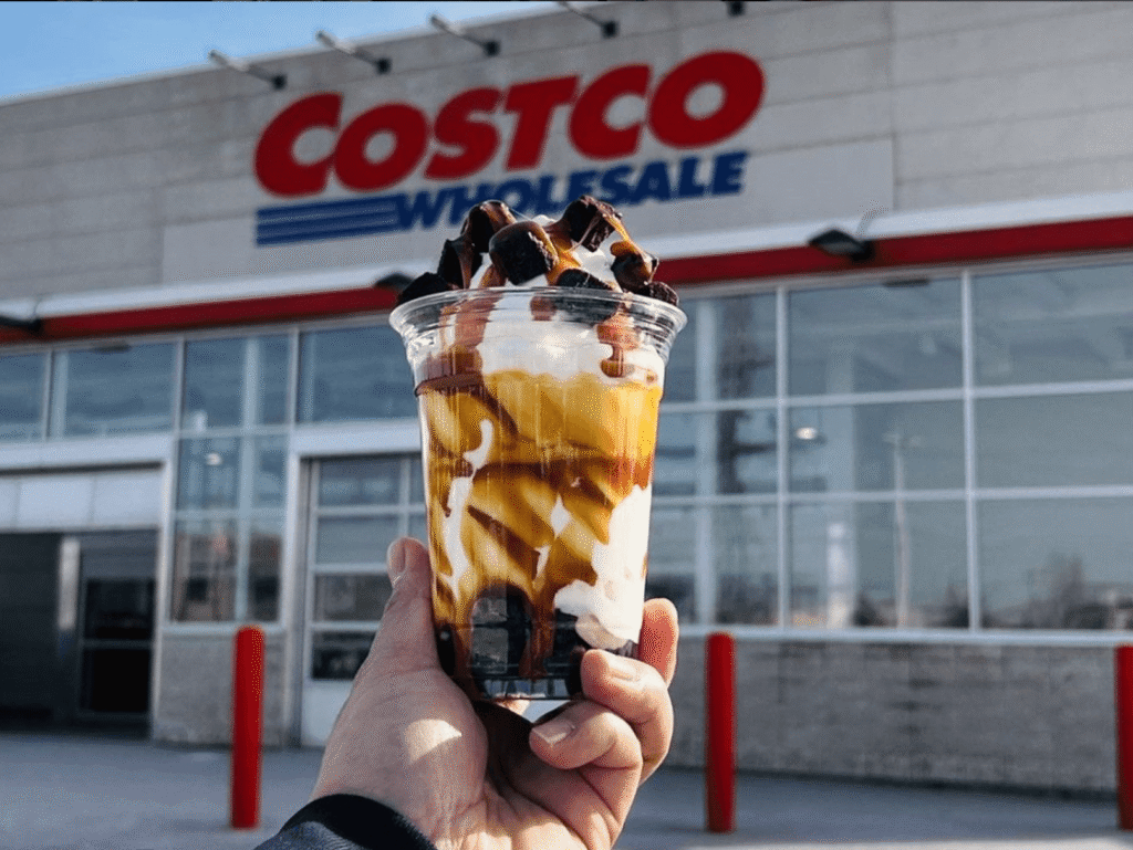 Costco Caramel Brownie Sundae