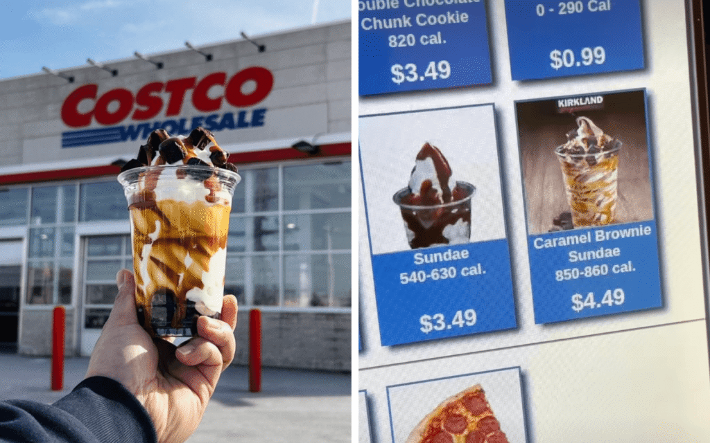 Costco New Caramel Brownie Sundae Reveal