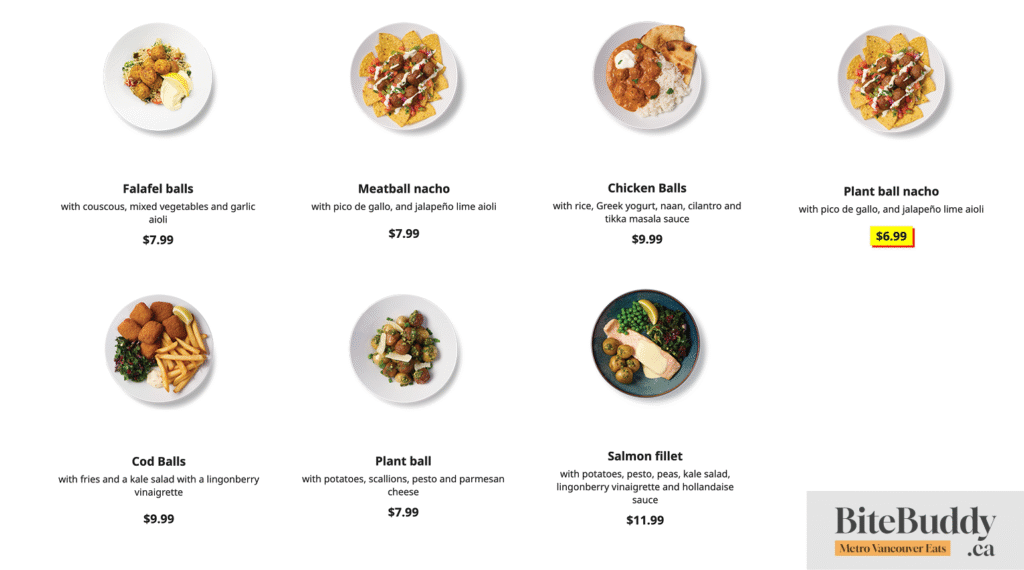 New menu items at ikea
