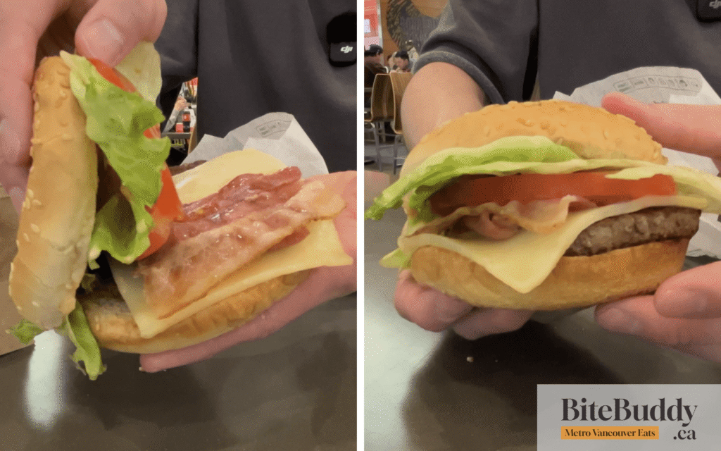 A&W Mozza Burger for $4.99