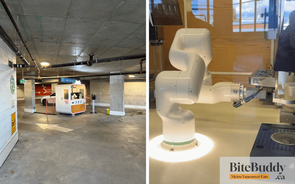 Dianmood Coffee Robot in a parking lot