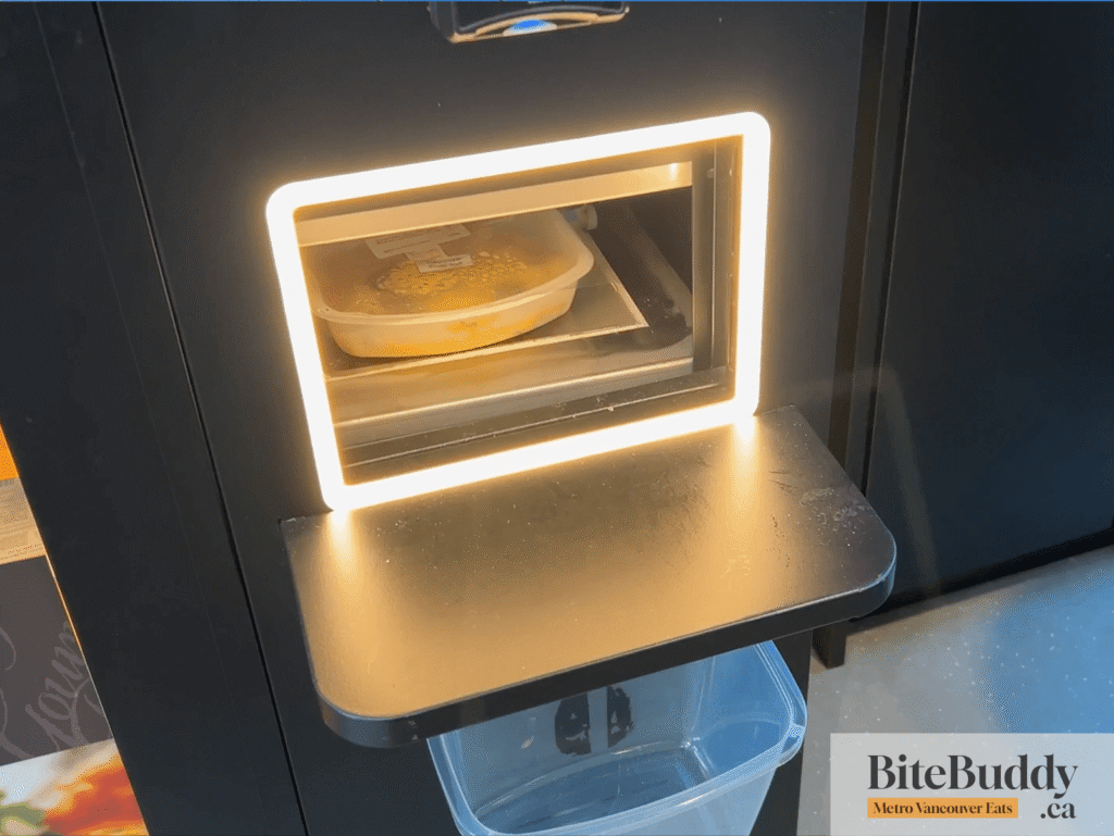 G&A Grab and Go Bento Machine Heating Compartment