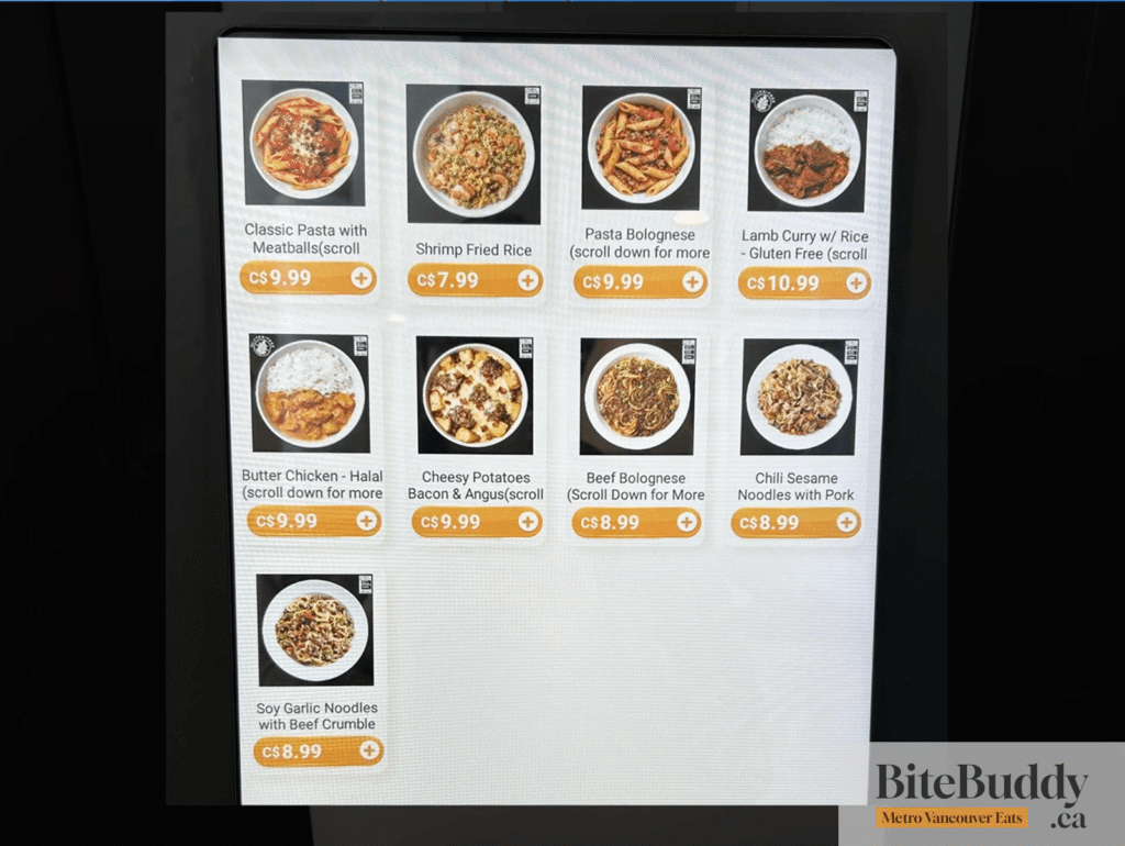 G&A Grab and Go Bento Menu