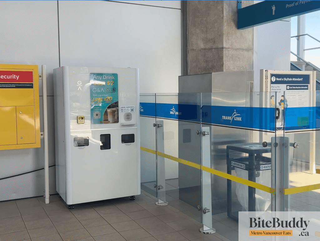 G&A Drink Machine at Lansdowne Station, Richmond