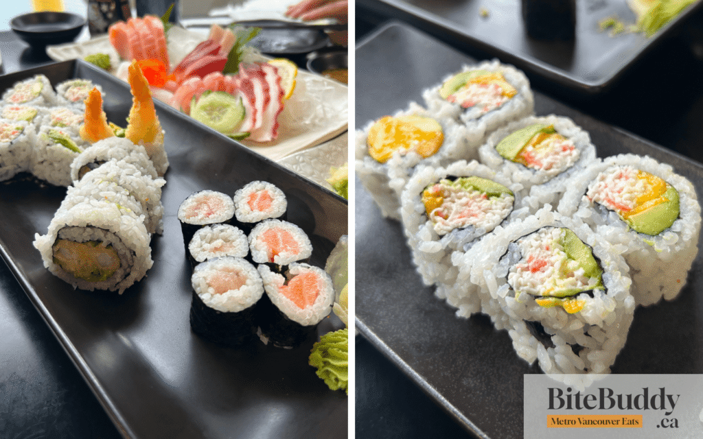assorted rolls at Sushi Lovers