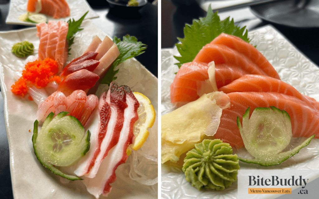 sashimi at Sushi Lovers