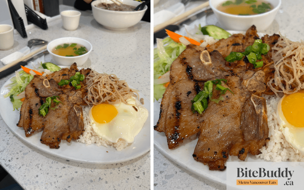 Pork Chop and Egg at Thai Son