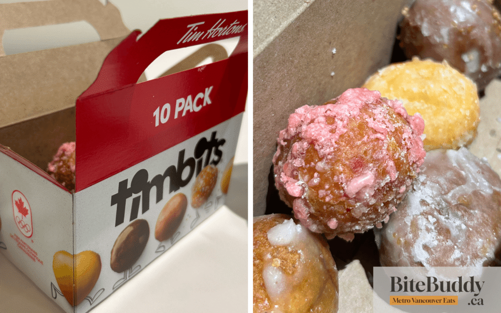 Tim Hortons box of 10 timbits