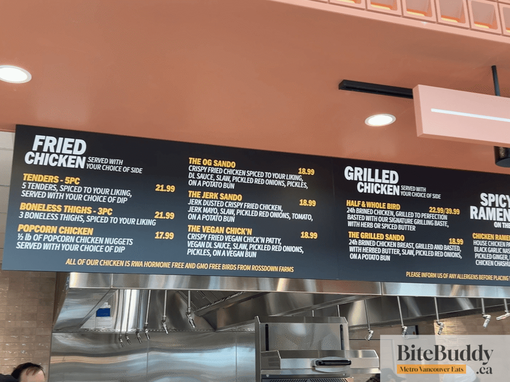 Downlow Menu