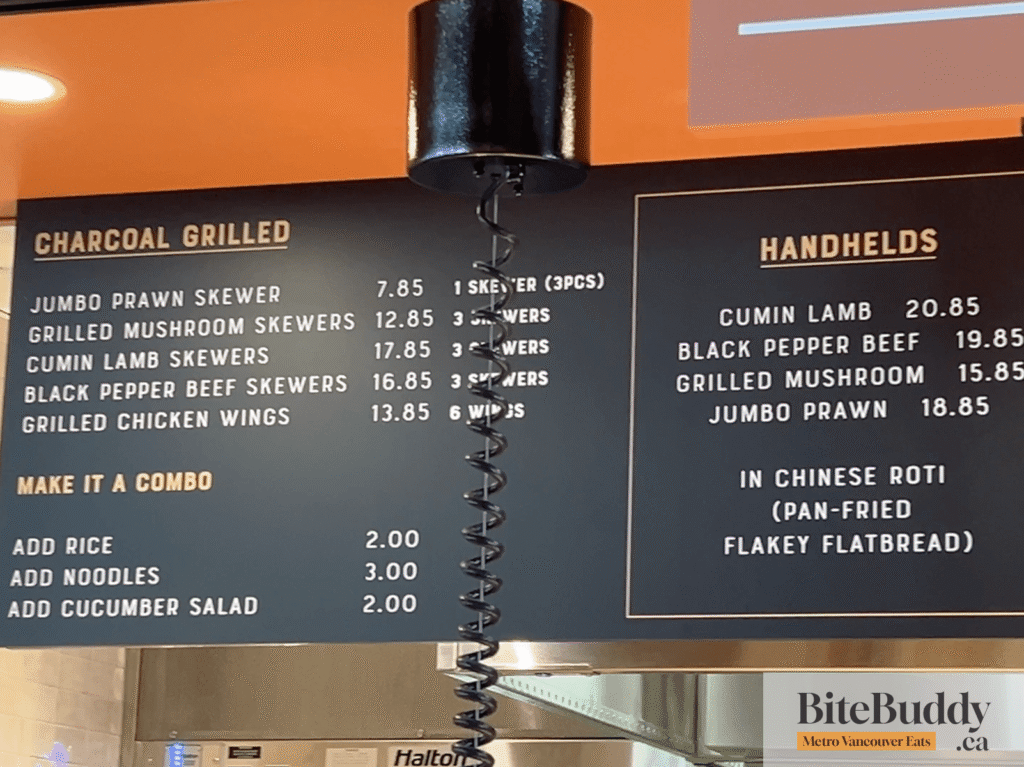 Heritage Menu