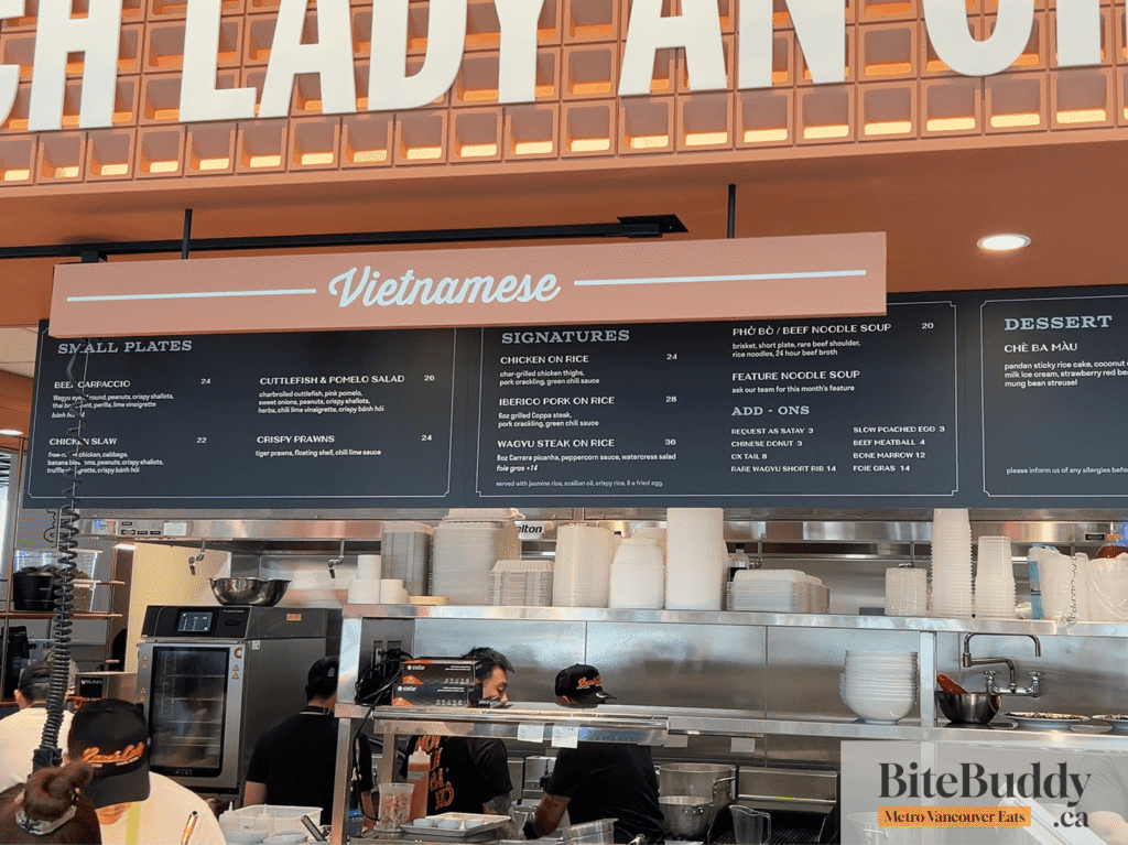 Lunch Lady menu 