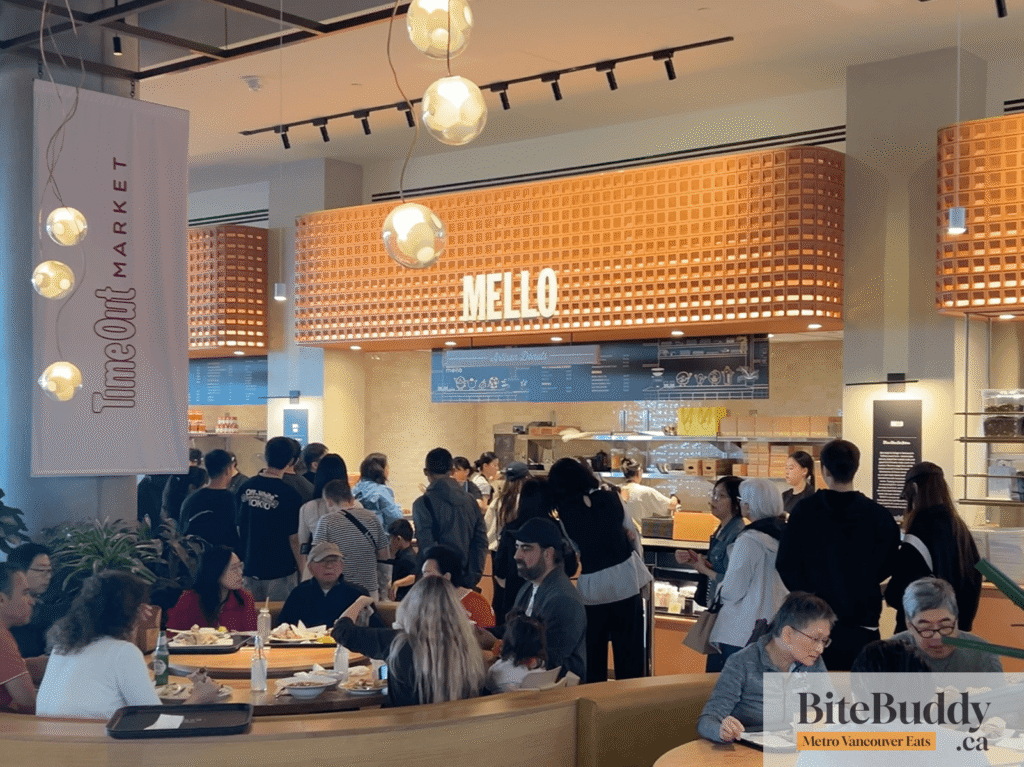 Long lines for Mello at Time Out Market