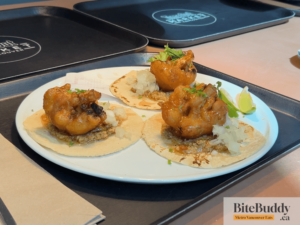 Santo taco trio tacos for $22