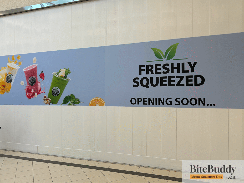 Freshly Squeezed opening at lansdowne